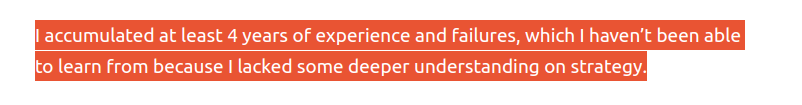 Aleix realises that learning needs to happen